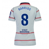 Camiseta Atletico Madrid Pablo Barrios #8 Tercera Equipación Replica 2026-27 para mujer mangas cortas